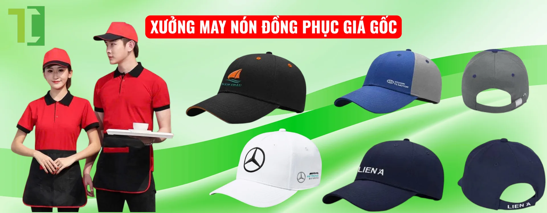May nón đồng phục